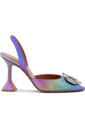 Amina Muaddi Begum 95 mm pumps med strass