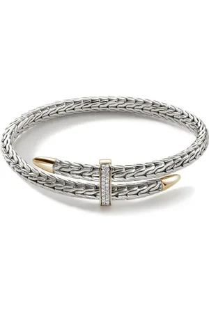 John Hardy Spear Flex diamantarmband i sterlingsilver