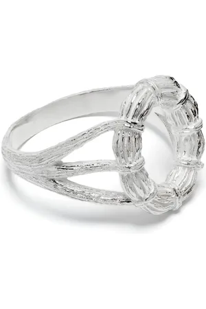 Bleue Burnham British Willow liten ring i sterlingsilver