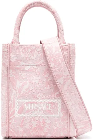 VERSACE Liten totebag i jacquard