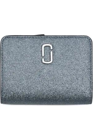 Marc Jacobs The Mini Compact glittrig plånbok