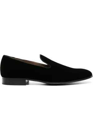 Gianvito Rossi Jean loafers med rund tå