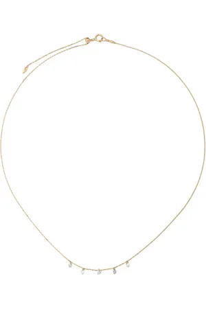 PERSÉE Diamanthalsband i 18K gult guld