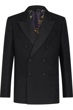 Etro Dubbelknäppt blazer i jacquard