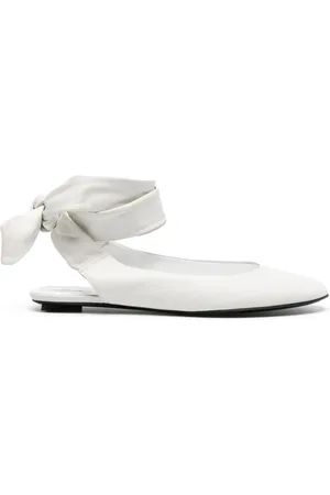 The Attico Cloe ballerinaskor i läder