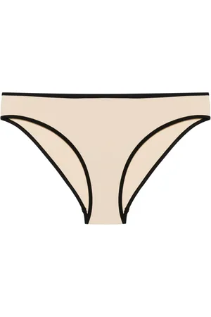 Totême Bikinitrosor med randig kant