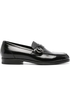 TAGLIATORE Läderloafers med spänne
