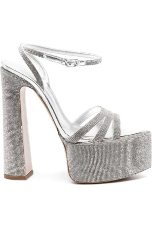 LE SILLA Nina platåsandaler med strass 170 mm
