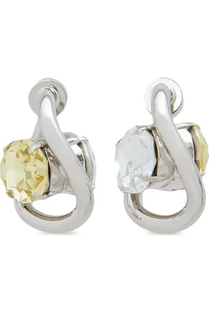 Marni Tvinnade hoops med strass