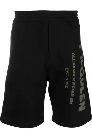 Alexander McQueen Shorts med logotyp