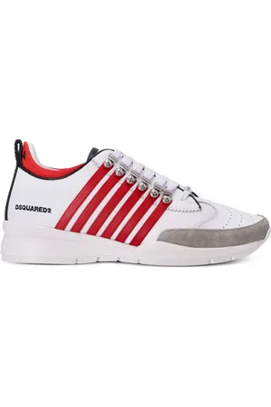 Dsquared2 Legendary randiga lädersneakers
