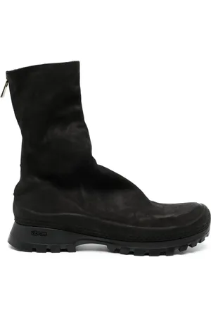 YOHJI YAMAMOTO Läderstövlar med rundad tå