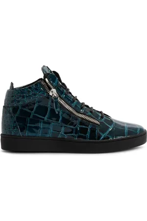 Giuseppe Zanotti Frankie krokodilpräglade låga sneakers