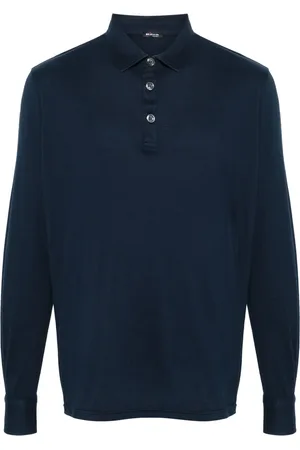 Kiton Långärmad pikétröja