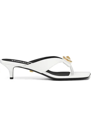 VERSACE Giverny lädersandaler 45 mm