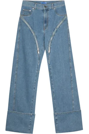 MUGLER Vida jeans med dragkedja