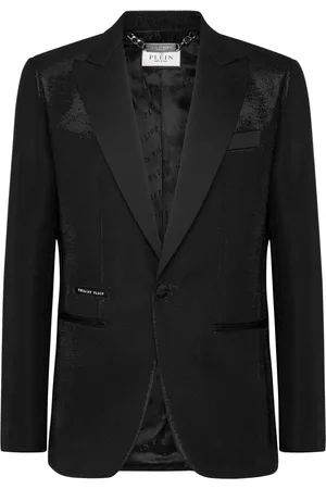 Philipp Plein Enkelknäppt blazer
