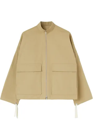 Jil Sander Jacka med logotypapplikation