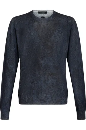 Etro Paisleymönstrad tröja i jacquard
