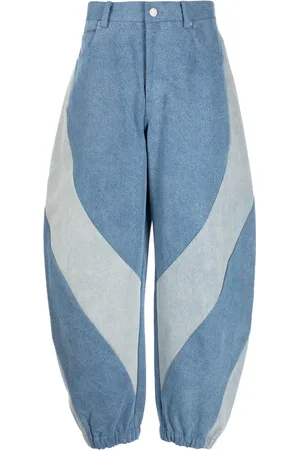 CROQUIS Tvåfärgade jeans med lös passform