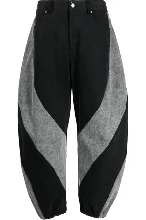 CROQUIS Tvåfärgade jeans med lös passform