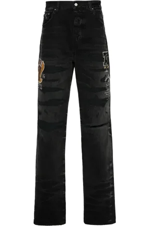 AMIRI Varsity Tiger straight