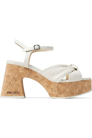 Jimmy Choo Heloise sandaler med kilklack 95 mm