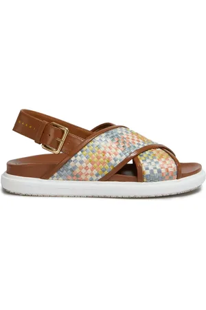 Marni Fussbet sandaler med slingback