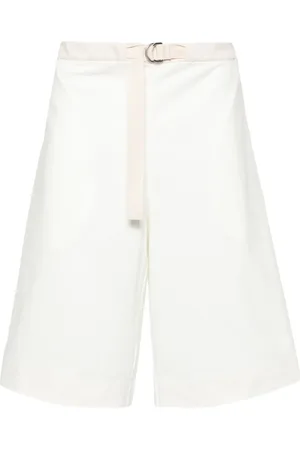 Jil Sander + träningsshorts med vida ben
