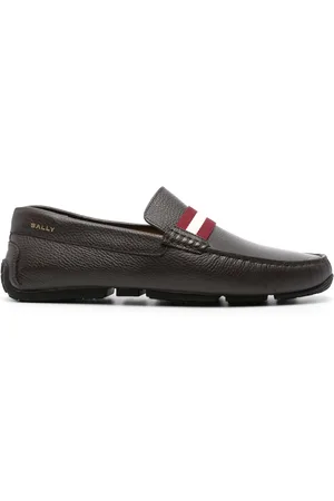 Bally Läderloafers med logotyp