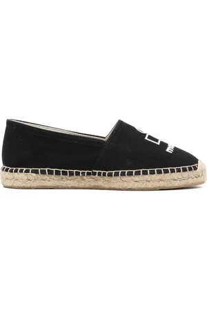 Isabel Marant Canae espadrillos med logotyp
