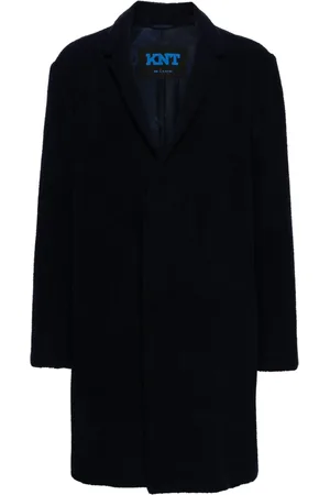 Kiton Enkelknäppt fleecekappa