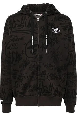 A Bathing Ape Icon jacka med graffititryck