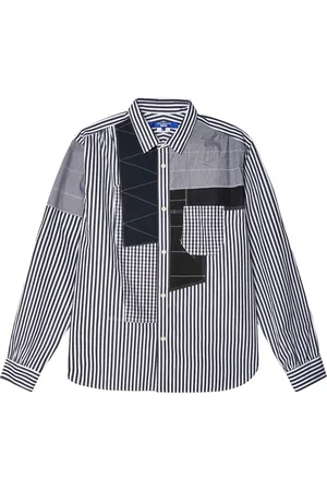 JUNYA WATANABE Randig skjorta med lappdesign