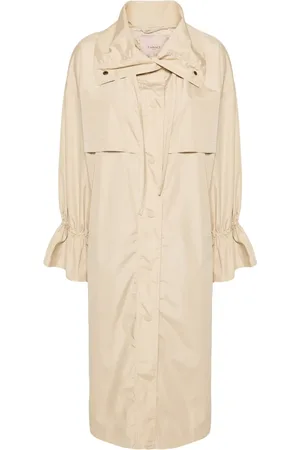 Twin-Set Trenchcoat med graverad logotyp