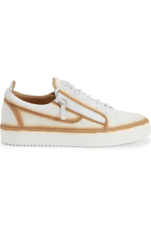 Giuseppe Zanotti Frankie låga sneakers med dragkedja