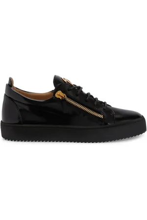 Giuseppe Zanotti Frankie låga sneakers med dragkedja