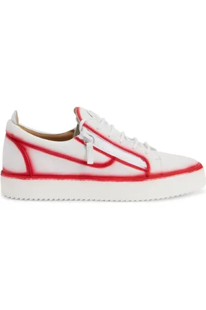 Giuseppe Zanotti Frankie låga sneakers med dragkedja