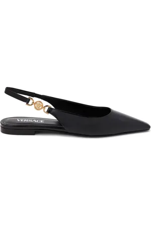 VERSACE Medusa ballerinaskor med plakett