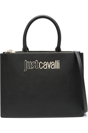 Roberto Cavalli Range B totebag med logotyp