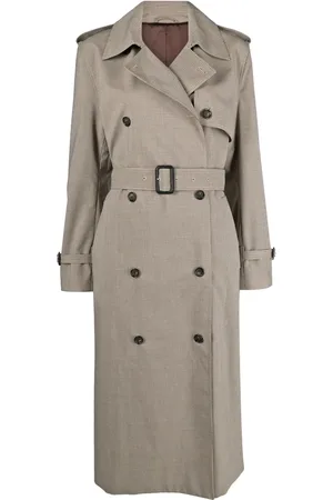 Totême Hundtandsmönstrad trenchcoat