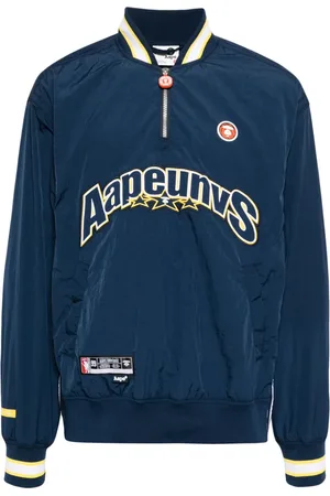 A Bathing Ape Bomberjacka med logotypapplikation