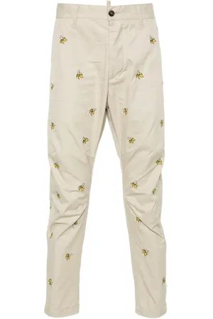 Dsquared2 Embroidered Fruits chinos