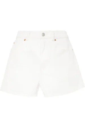 Alexander Wang Utskurna jeansshorts med hög midja