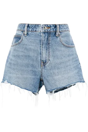 Alexander Wang Bite jeansshorts med logotyp