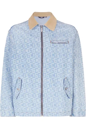 GCDS Jeansjacka med monogram