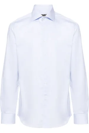 corneliani Skjorta med spetsig krage
