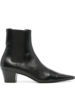 Saint Laurent Läderstövlar 70 mm