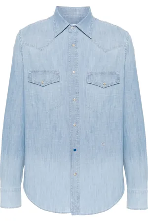 Jacob Cohen Jeansskjorta med broderad logotyp