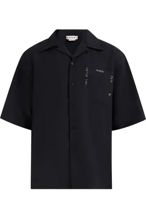 Marni Skjorta med broderad logotyp